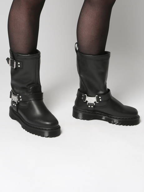 Boots Anistone In Leather Dr martens Black women 32199001 other view 1