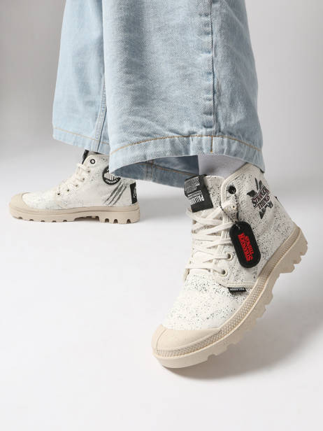 Bottines Palladium Blanc women 74497180 vue secondaire 1