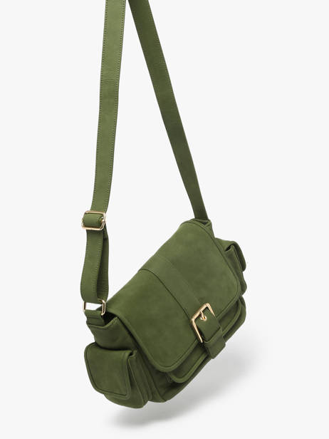 Sac Bandoulière Joy Cuir Nat et nin Vert vintage JOY vue secondaire 2
