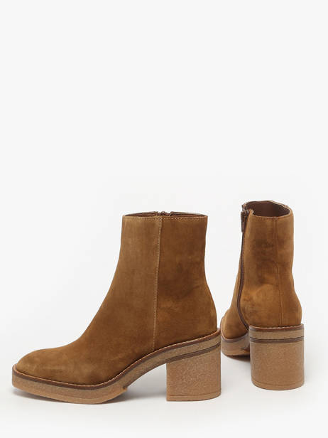 Heeled Boots In Leather Alpe Brown women 26261101 other view 2