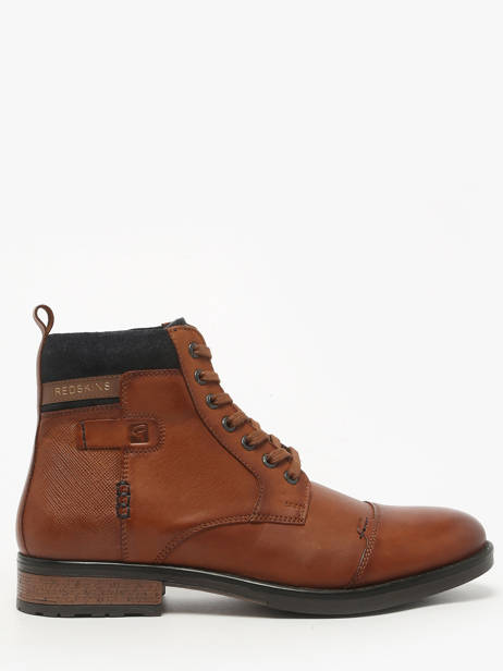 Boots In Leather Redskins Brown men SPICY