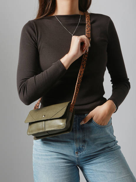 Shoulder Bag June Leather Pieces Green june 17160060 other view 1