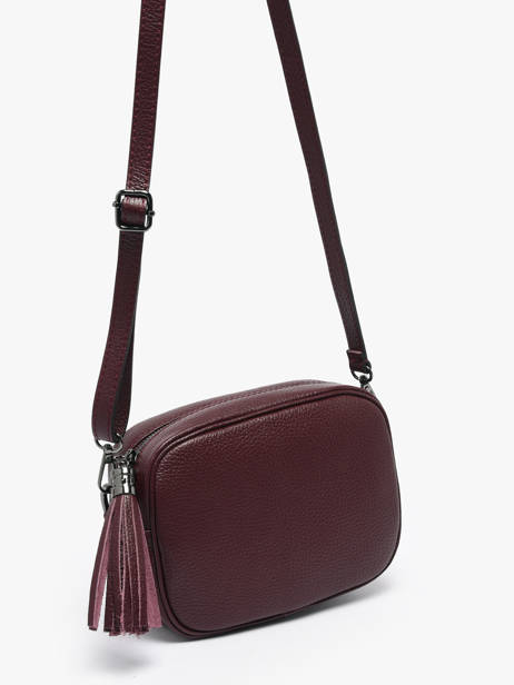 Crossbody Bag Caviar Leather Milano Red caviar CA2006N other view 2