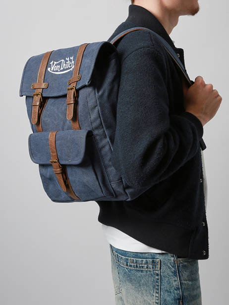 Backpack Navy Von dutch Blue bags NAVY other view 1