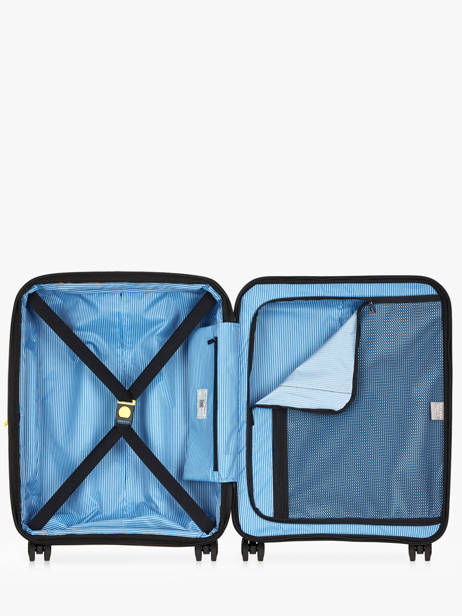 Expandable Cabin Luggage Delsey Black lutece 3802803 other view 3