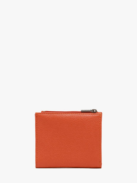 Coin Purse Madras Leather Etrier Orange madras EMAD810 other view 2