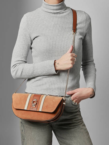 Sac Bandoulière Erenia Cuir Guess Vert erenia SB783821 vue secondaire 1