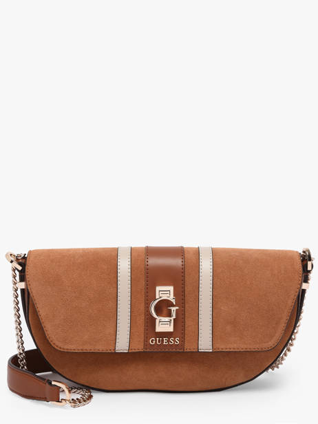 Sac Bandoulière Erenia Cuir Guess Vert erenia SB783821