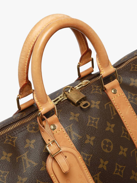 Preloved Louis Vuitton Duffle Bag Keepall 45 Monogram Brand connection Brown louis vuitton 87 other view 2