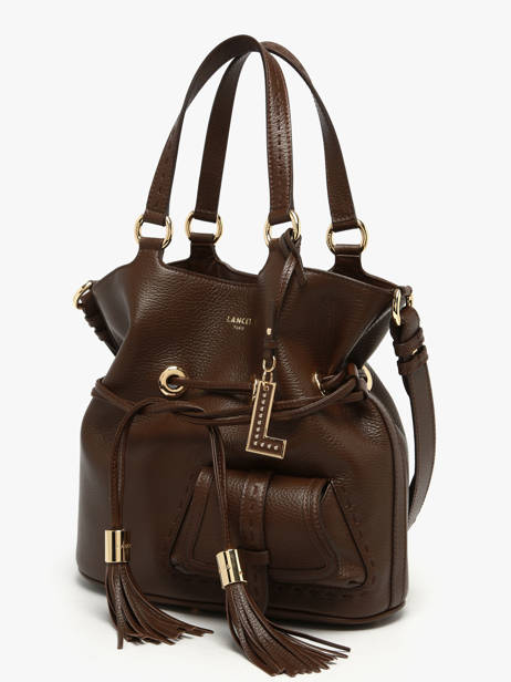 Medium Bucket Bag Premier Flirt Lancel Brown premier flirt A10110 other view 3