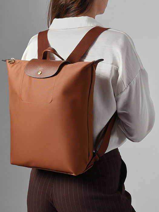 Longchamp Le pliage original Backpack Brown