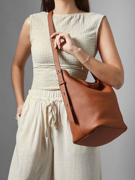 Sac Porté épaule Sac à Dos M Cavalier Cuir Etrier Marron cavalier ECLR126M vue secondaire 1