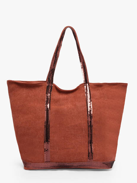 Le Cabas L Lin Paillettes Vanessa bruno Orange cabas lin 31V40409