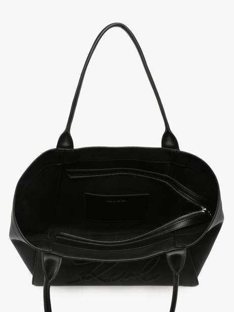 Sac Porté épaule K/ville Cuir Karl lagerfeld Noir k ville B1W30066 vue secondaire 3