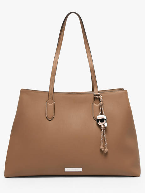 Sac Porté épaule K Ikon Polyester Karl lagerfeld Marron k ikon B1W30001