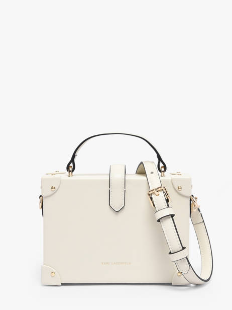 Sac Bandoulière K Autograph Cuir Karl lagerfeld Blanc k autograph B1W30100 vue secondaire 4