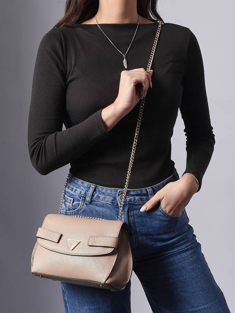 Sac Bandoulière Serenova Polyurethane Guess Beige serenova ZG809121 vue secondaire 1