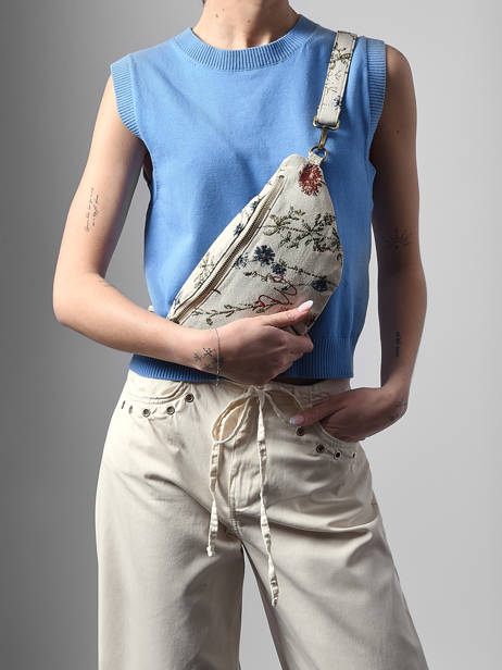 Sac Banane Woomen Beige alocasia WALO04 vue secondaire 1