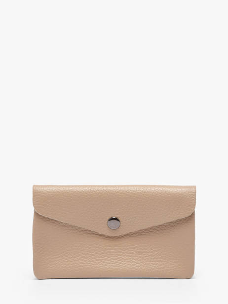 Porte-monnaie Caviar Cuir Milano Beige caviar CA23113