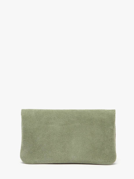 Porte-monnaie Velvet Cuir Milano Vert velvet VE23113O vue secondaire 2