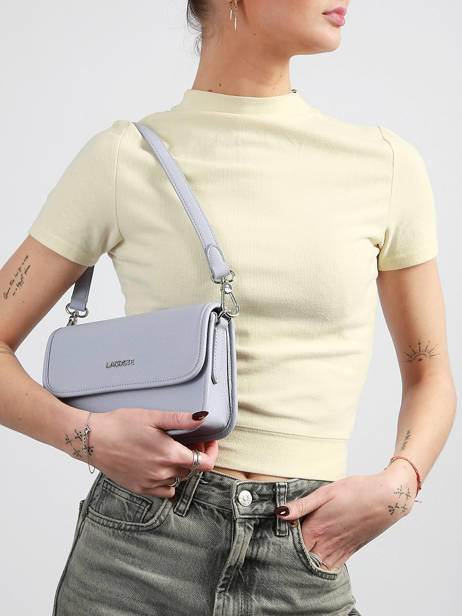 Sac Porté épaule Elegance Lacoste Bleu elegance NF5147EG vue secondaire 1