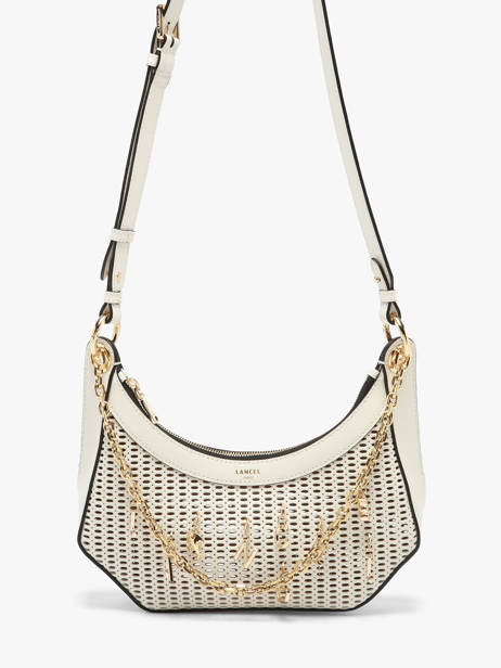 Sac Bandoulière M Croisette Charms Cuir Lancel Blanc croisette A14012 vue secondaire 2