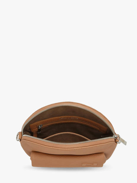 Sac Bandoulière Dorine Cuir Nathan baume Marron nathan 32PO vue secondaire 4