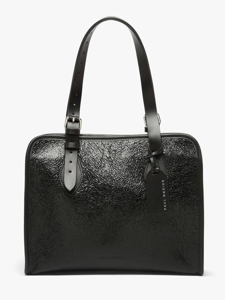 Sac Porté épaule Eclipse Cuir Paul marius Noir eclipse CABASECL