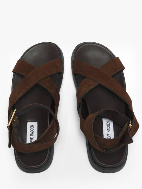 Sandales En Cuir Steve madden Vert women 11004935 vue secondaire 2