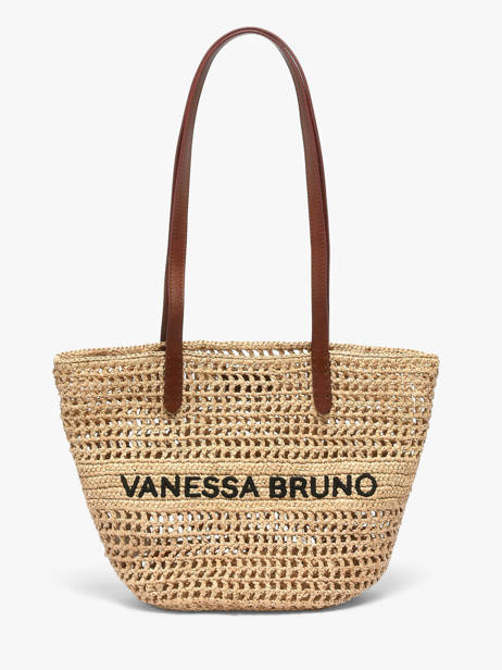 Sac Porté épaule Cabas Raphia Raphia Vanessa bruno Beige cabas raphia 60V40818