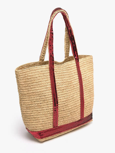 Sac Porté Main Cabas Raphia Raphia Vanessa bruno Beige cabas raphia 64V40380 vue secondaire 1
