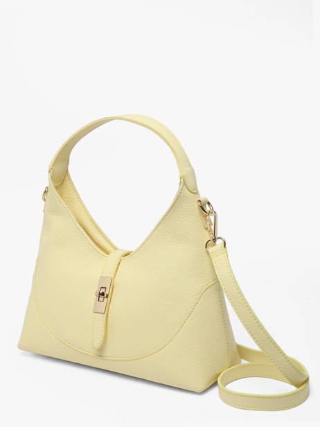 Sac Bandoulière Caviar Cuir Milano Jaune caviar CA26022 vue secondaire 2