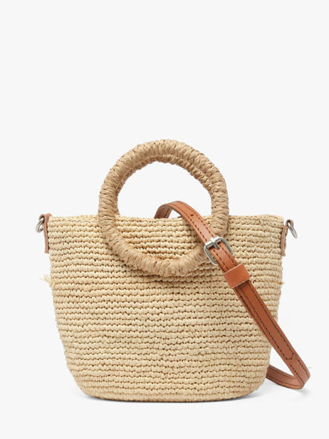 Sac Porté Main L'atelier Du Crochet Raphia Le voyage en panier Beige l'atelier du crochet AM831 vue secondaire 4