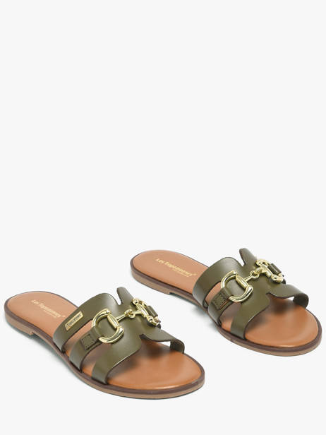 Mules Hamia En Cuir Les tropeziennes Vert women HAMIA vue secondaire 1