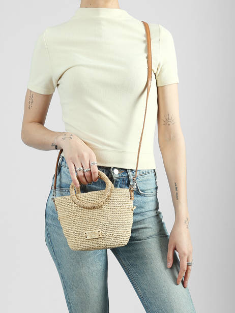 Sac Porté Main L'atelier Du Crochet Raphia Le voyage en panier Beige l'atelier du crochet AM831 vue secondaire 1