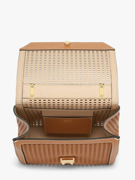Sac Rabat M Ninon Ajouré Cuir Lancel Marron ninon A14009 vue secondaire 3