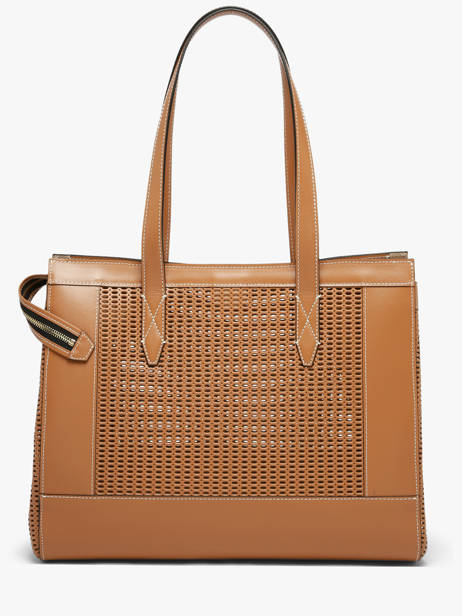 Sac Porté épaule Jour Ajouré Cuir Lancel Marron jour A14011 vue secondaire 5