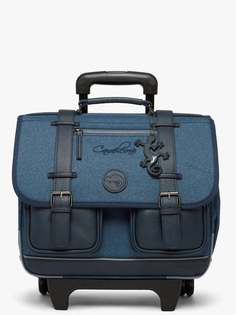 Cartable à Roulettes 2 Compartiments Vintage Color Cameleon Bleu vintage color CR38
