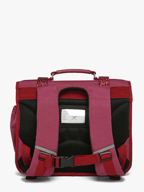 Cartable Enfant 2 Compartiments Cameleon Violet vintage fantasy CA35 vue secondaire 5
