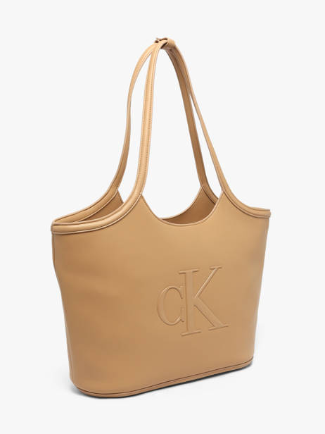 Sac Porté épaule Bold Calvin klein jeans Beige bold 4F3562G vue secondaire 2