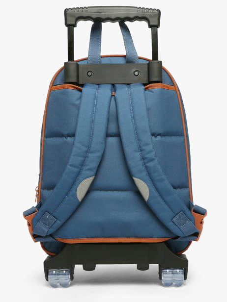 Sac A Dos à Roulettes 2 Compartiments Tann's Bleu les fantaisies g 73128 vue secondaire 4