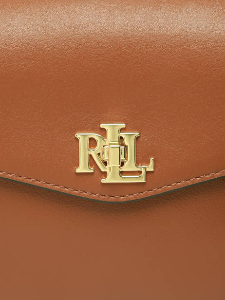 Sac Bandoulière Farrah Cuir Lauren ralph lauren Marron farrah 31P15611 vue secondaire 5