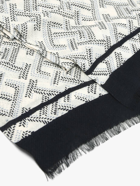 Écharpe Tommy hilfiger Bleu monogram AW18687 vue secondaire 1
