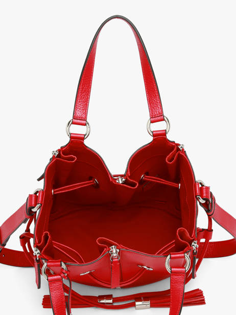 Sac Porté Main 150 Ans Cuir Lancel Rouge 150 ans A14098 vue secondaire 4