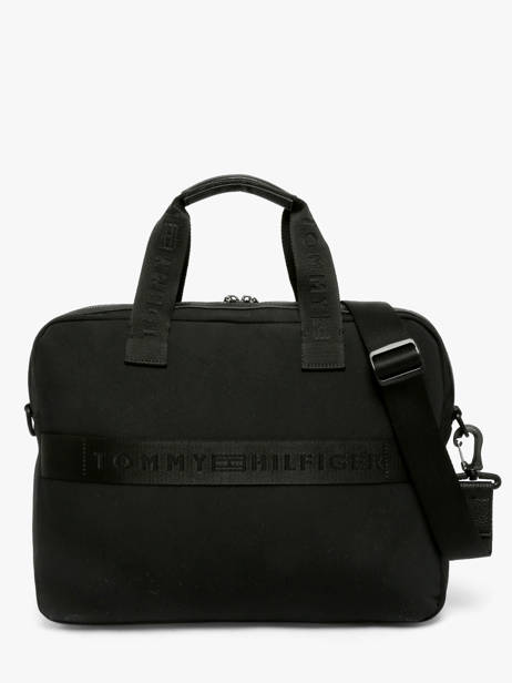 Porte Documents (main) Tommy hilfiger Noir th repreve AM14445 vue secondaire 3