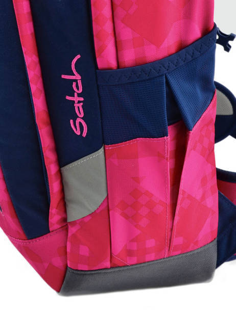 Backpack 1 Compartment Satch Pink pack SAT-SLE other view 1