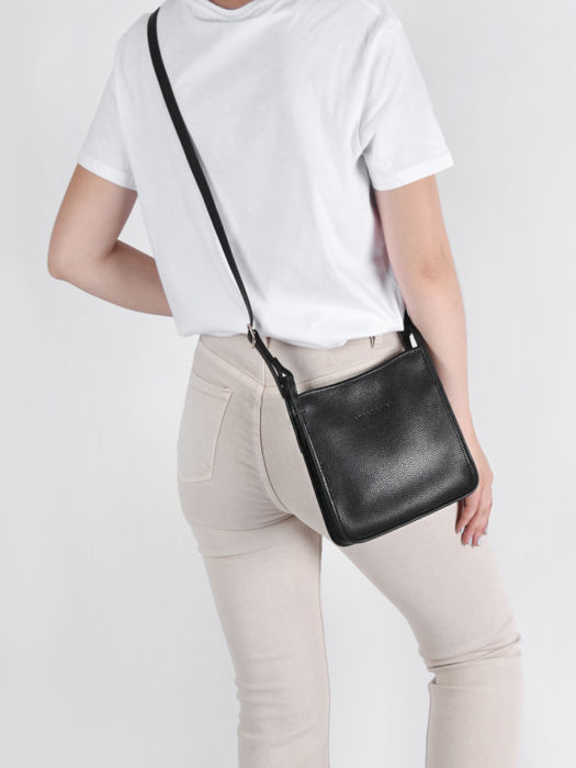 Longchamp Le foulonné Messenger bag Black