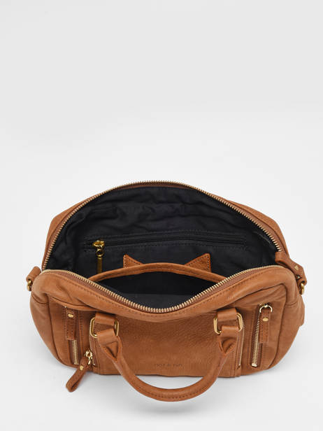 Sac Bandoulière Baby Macy Cuir Nat et nin Marron vintage BABYMACY vue secondaire 3