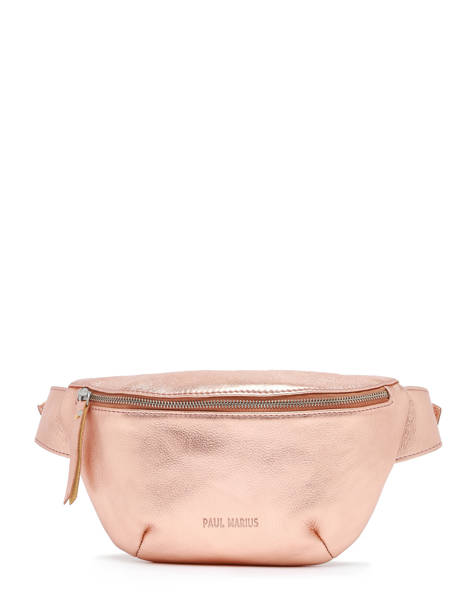 Leather La Banane Belt Bag Paul marius Pink vintage BANANE